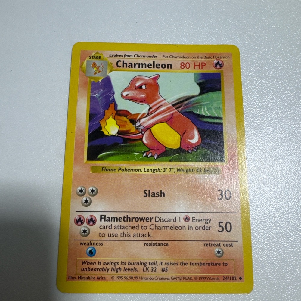 Charmeleon Base Set Shadowless - Picture 2 of 4